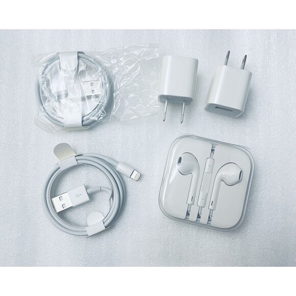 Authentic Apple Accessories Lightning Cables Power Adapters AUX Earbuds NEW - Picture 1 of 9